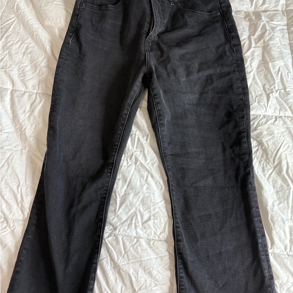 GAP High Rise Kick Fit Jeans - Black